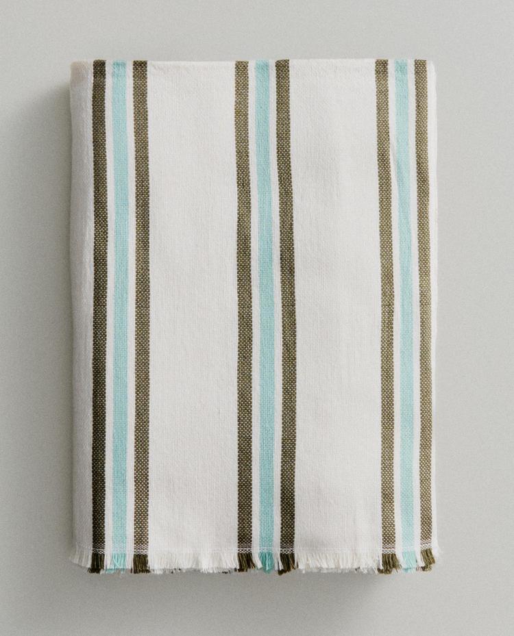MULTIPURPOSE STRIPED THROW