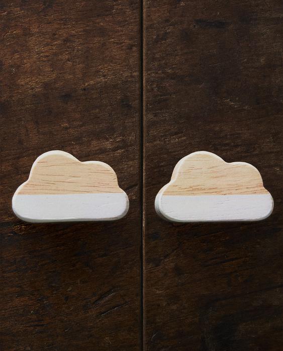 PACK OF KIDS' CLOUD DOOR KNOBS (PACK OF 2)