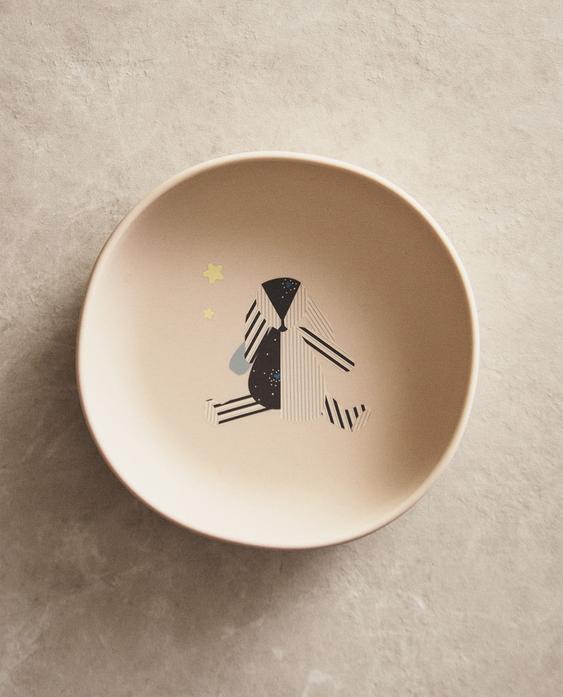 儿童硅胶兔子餐盘