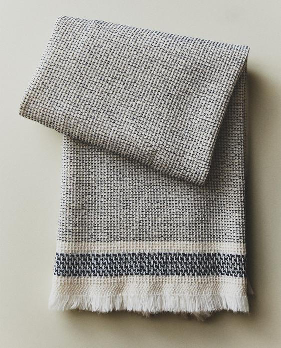 CONTRAST COTTON TERRYCLOTH TEA TOWEL CONTRAST COTTON TERRYCLOTH TEA TOWEL