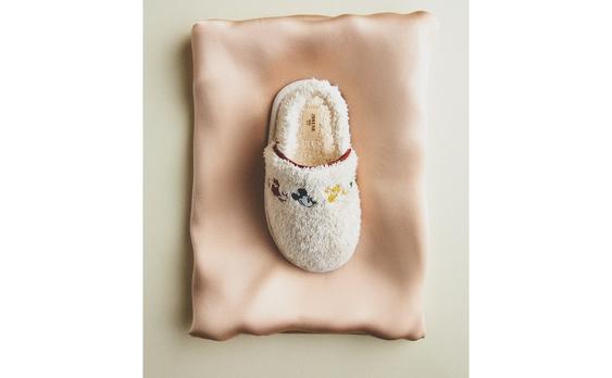 © DISNEY米奇和米妮儿童毛巾面料浴室拖鞋