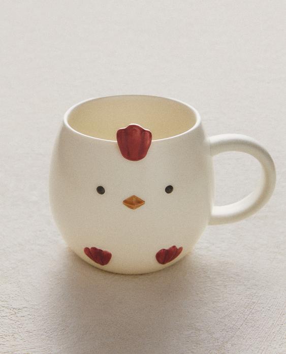KIDS’ HEN PORCELAIN MUG