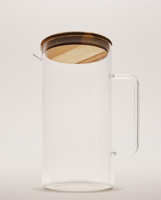 BOROSILICATE GLASS JUG WITH LID BOROSILICATE GLASS JUG WITH LID