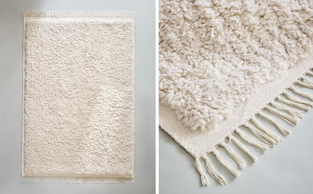 质感棉质长方形地毯