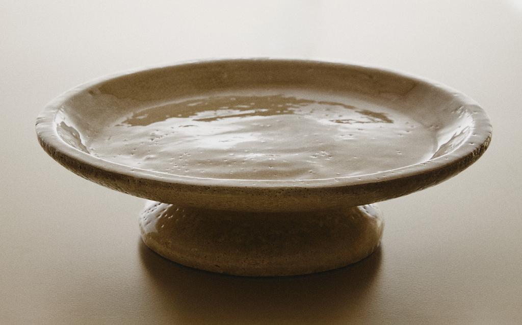 CRACKLED CERAMIC TALL TRAY CRACKLED CERAMIC TALL TRAY