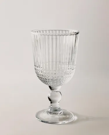几何纹理浮雕玻璃杯 几何纹理浮雕玻璃杯