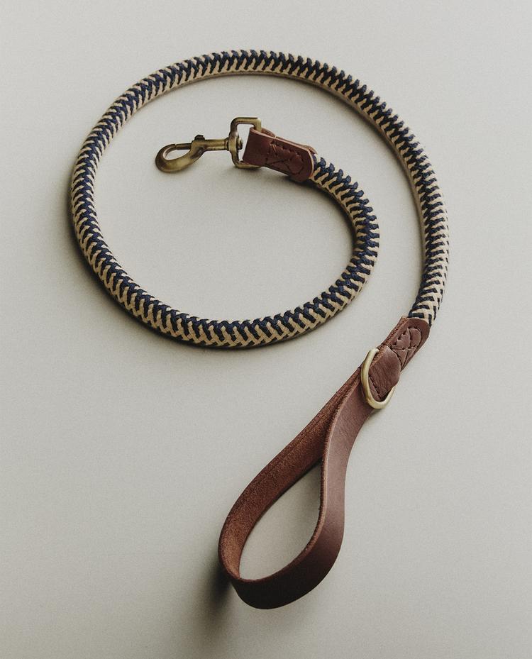 MULTICOLOURED CORD DOG LEAD