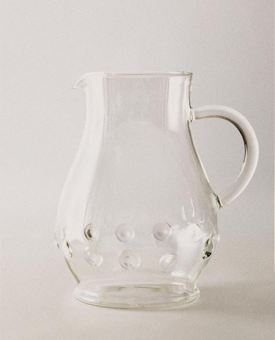 BOROSILICATE JUG WITH DOTS
