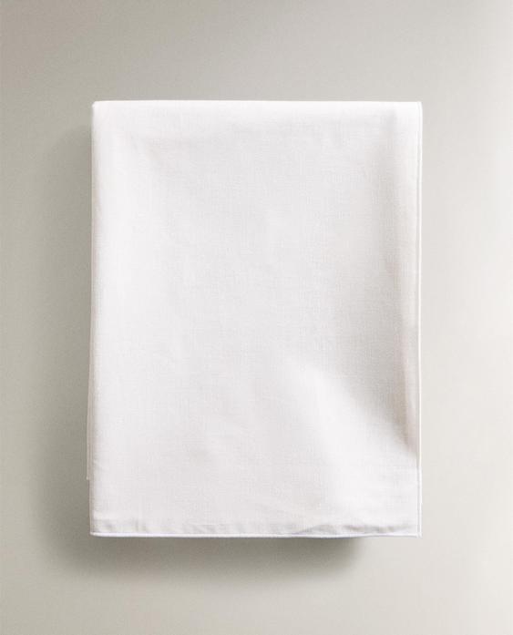 OVERLOCK RESIN-COATED COTTON TABLECLOTH
