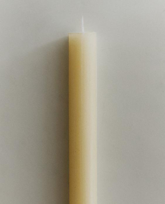 圆柱形长款装饰蜡烛套装（4 支装）