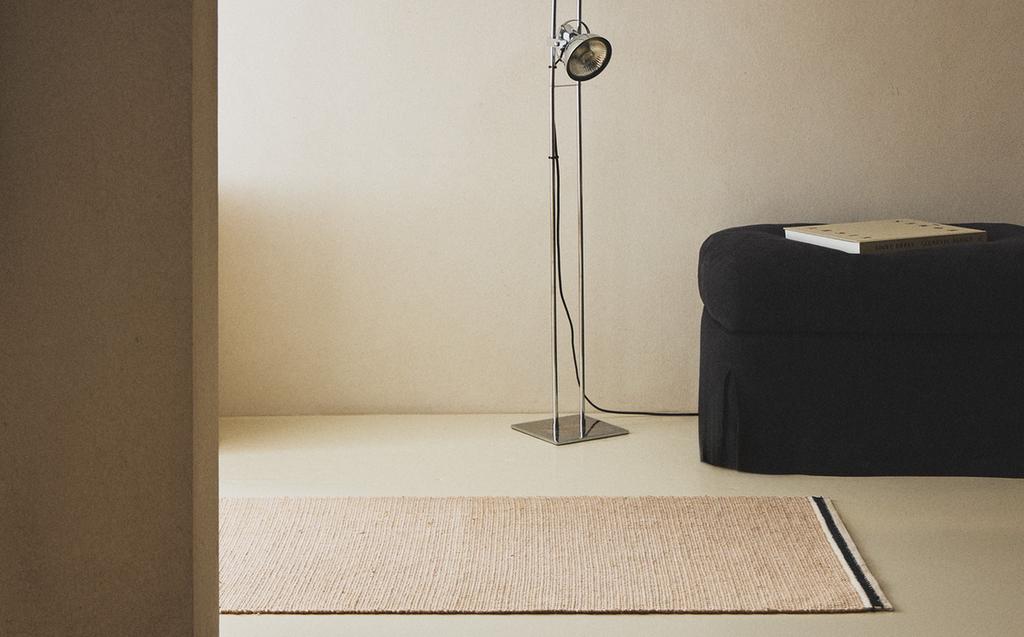 STRIPED JUTE RUG STRIPED JUTE RUG