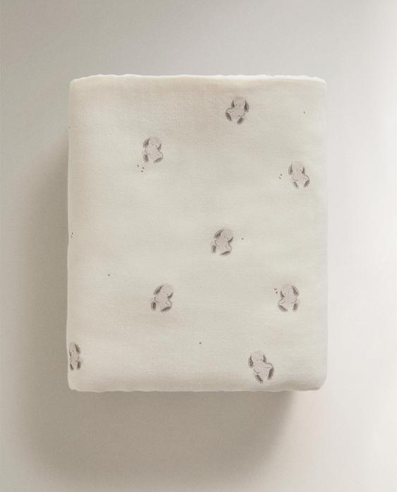 小兔子饰婴儿浴室毛巾