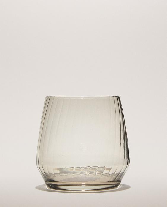 COLOURED GLASS TUMBLER