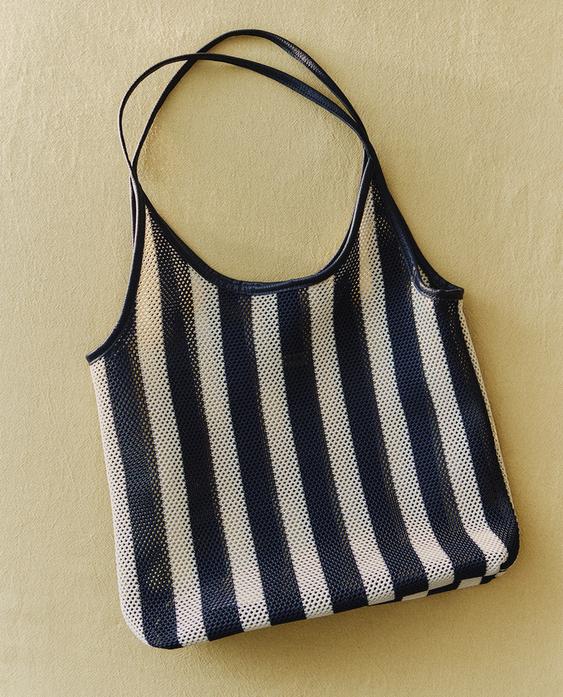 STRIPED TOTE BAG STRIPED TOTE BAG