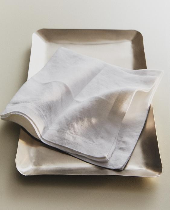 PACK OF WASHED LINEN NAPKINS (PACK OF 2)
