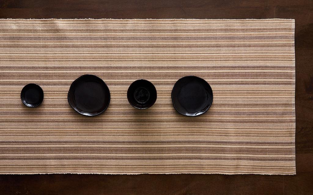 条纹桌旗巾