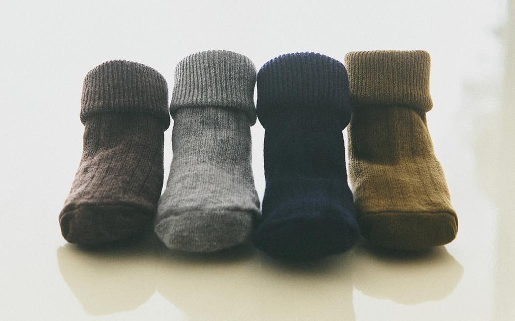 婴儿拼色袜子（4 双套装）