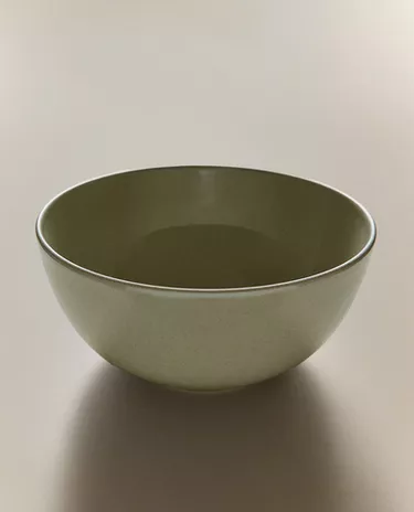 ENAMELLED STONEWARE SALAD BOWL