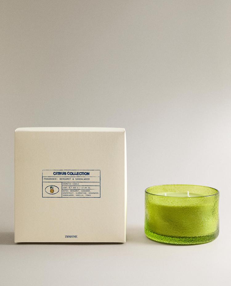 (500 G) BERGAMOT & SANDALWOOD 香氛蜡烛