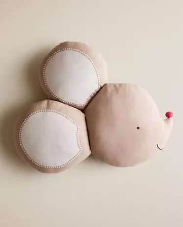 KIDS' MOUSE CUSHION