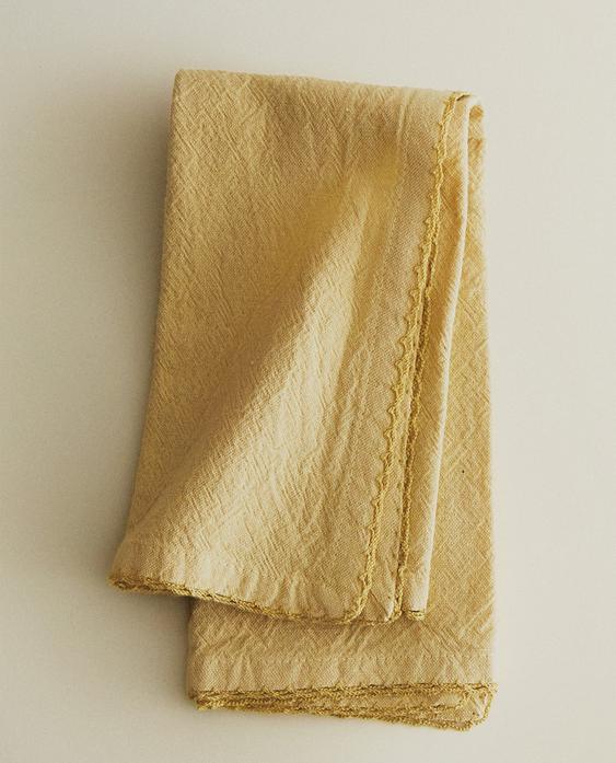 PACK OF PLAIN DYED THREAD NAPKINS (PACK OF 2)