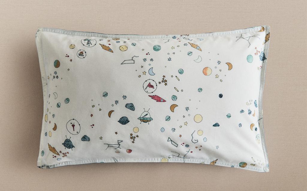 太空主题双面儿童枕套