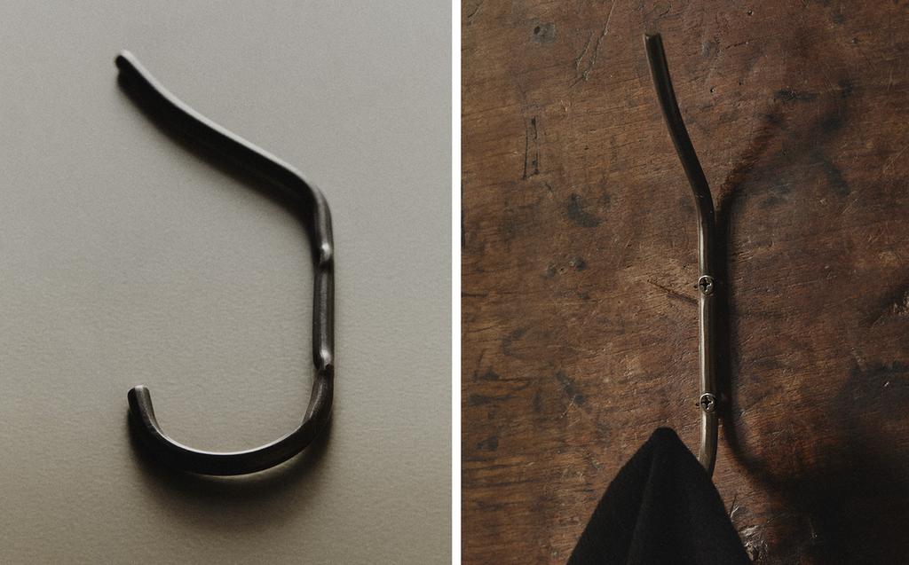 PACK OF LARGE DARK METAL HOOKS (PACK OF 2)