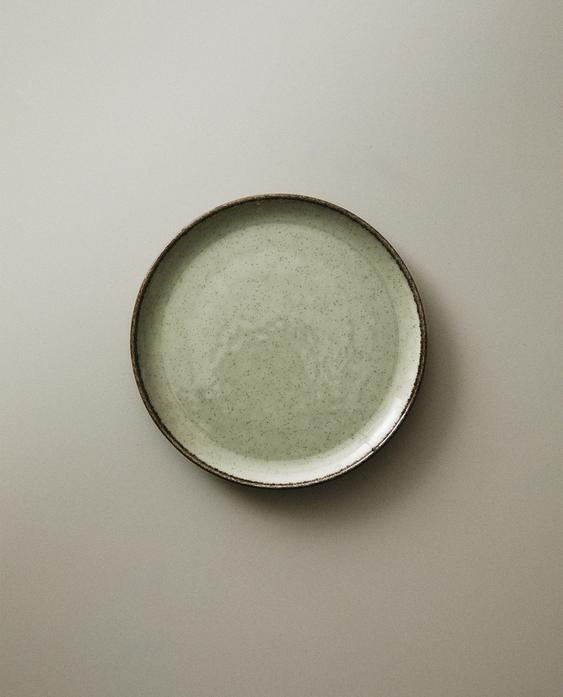 复古边缘瓷制面包盘