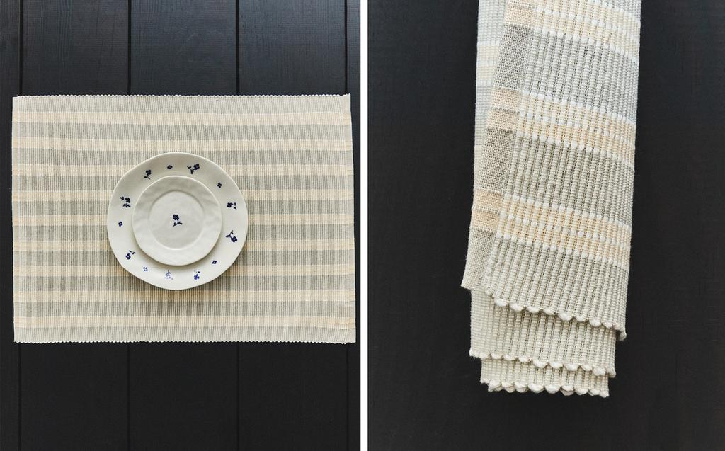 PACK OF STRIPED PLACEMATS (PACK OF 2) PACK OF STRIPED PLACEMATS (PACK OF 2)