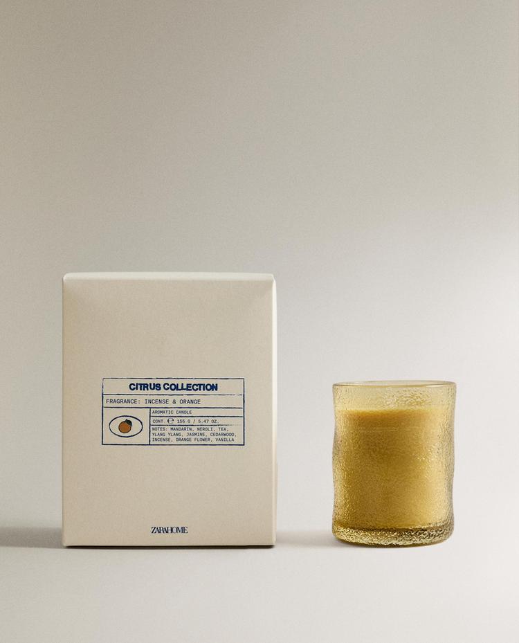 (155克) “INCENSE & ORANGE”熏香橙香系列香氛蜡烛