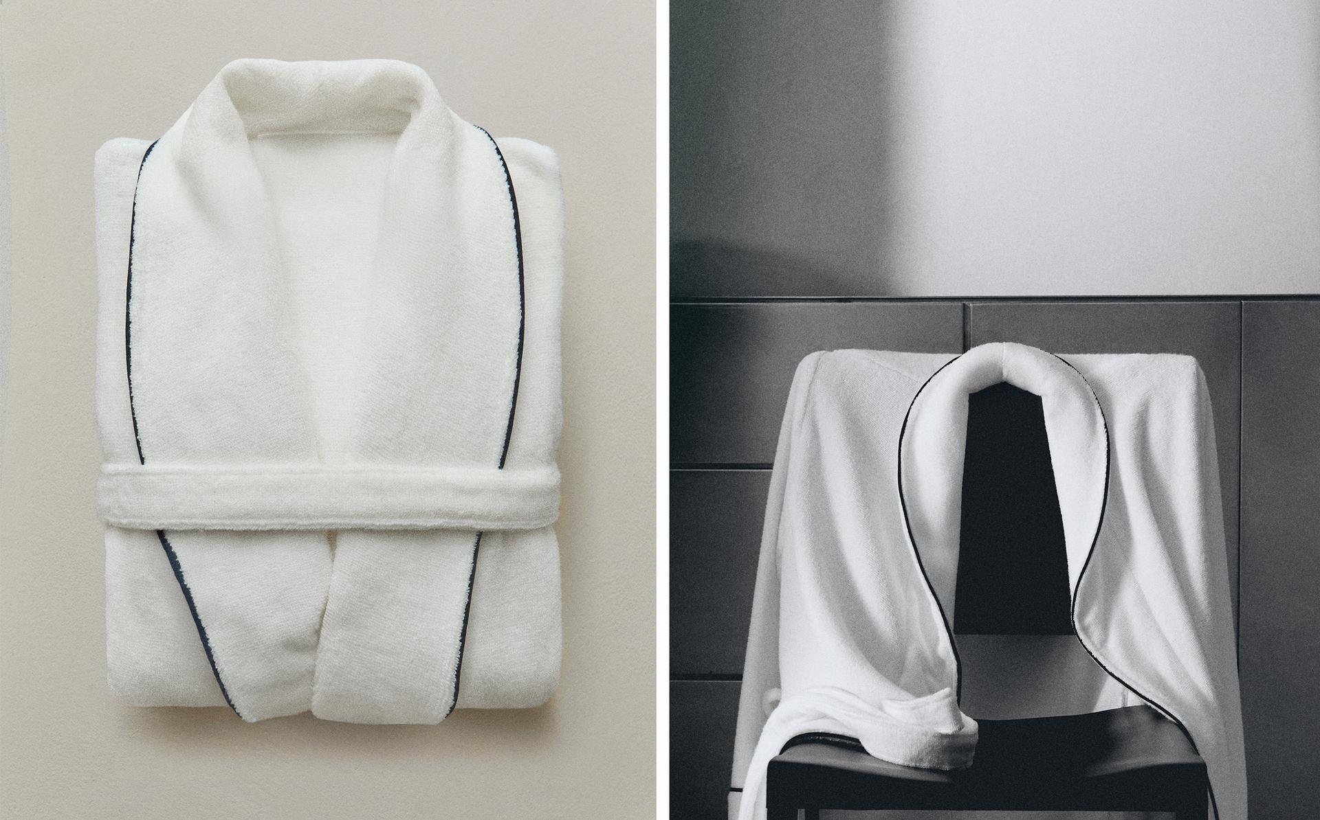 滚边饰浴袍（400 克/平方米）