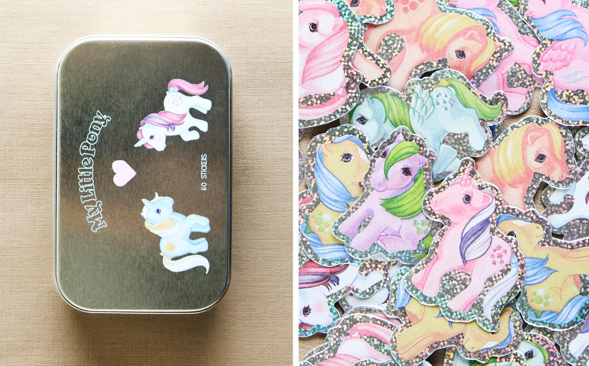 MY LITTLE PONY© METAL BOX AND STICKERS PACK