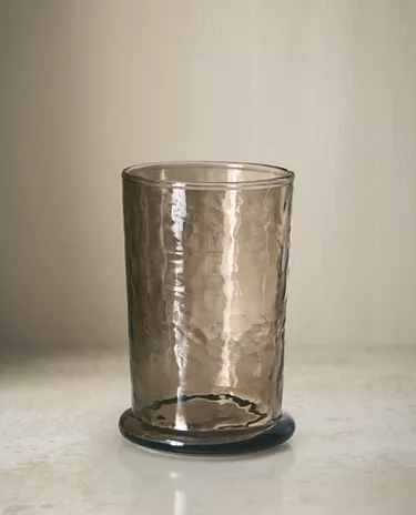 烟熏质感玻璃牙刷杯