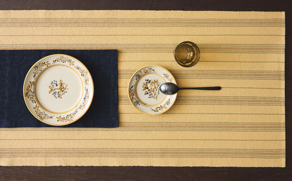 STRIPED TABLE RUNNER STRIPED TABLE RUNNER