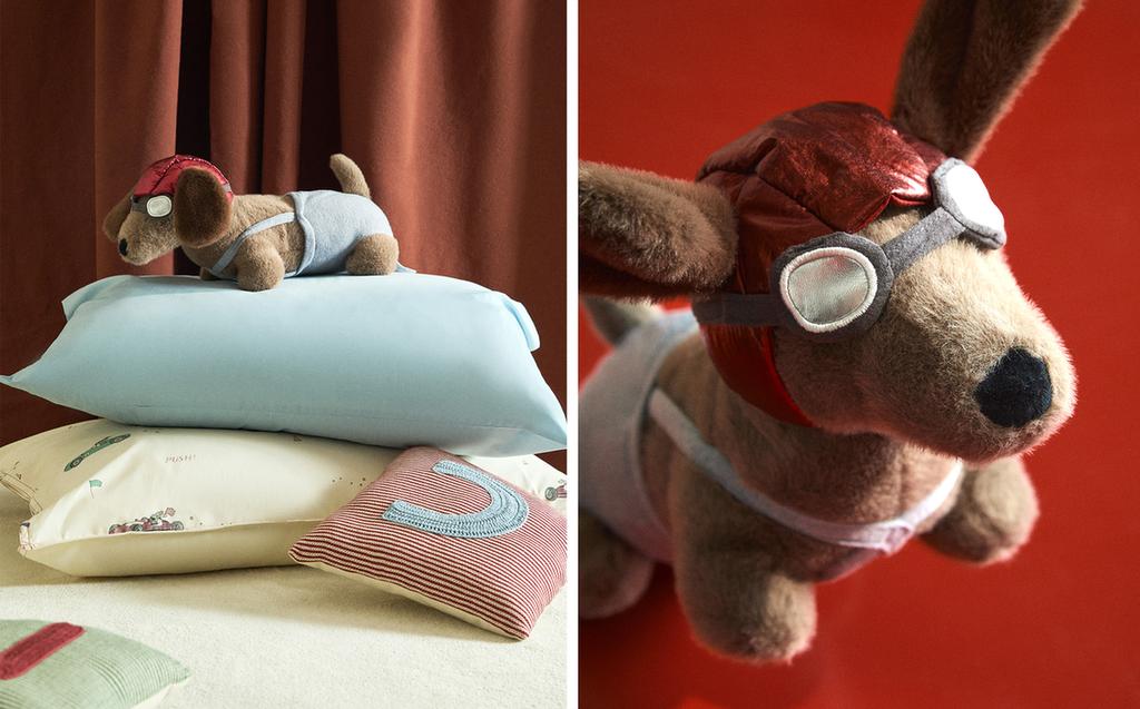 KIDS' AVIATOR DACHSHUND SOFT TOY KIDS' AVIATOR DACHSHUND SOFT TOY