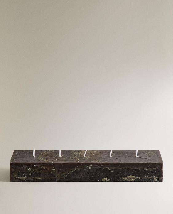 (850 G) 长方形琥珀香草香氛蜡烛