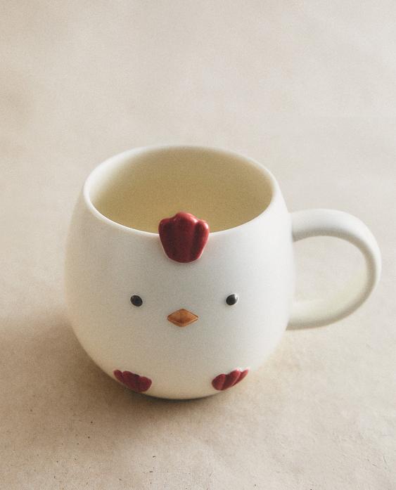 母鸡陶瓷儿童杯