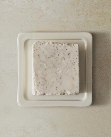 SQUARE CERAMIC BATHROOM SOAP DISH