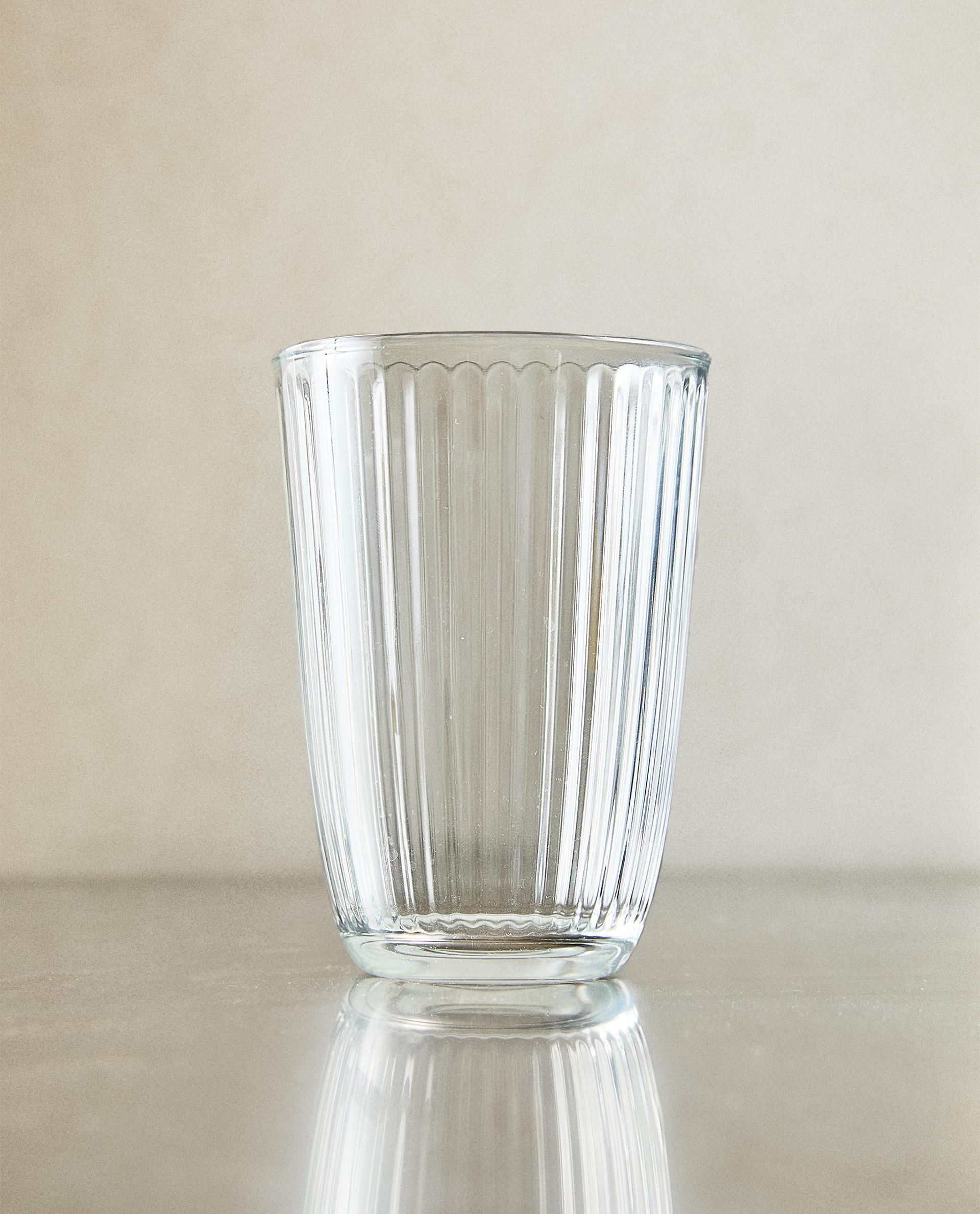 VASO REFRESCO VIDRIO LINEAS