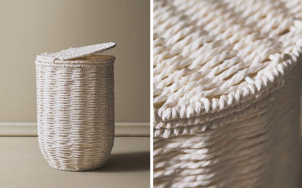 可拆卸盖子浴室垃圾桶