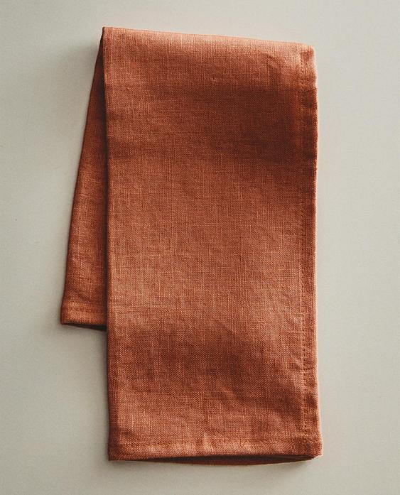PACK OF COLOURED WASHED LINEN NAPKINS (PACK OF 2)
