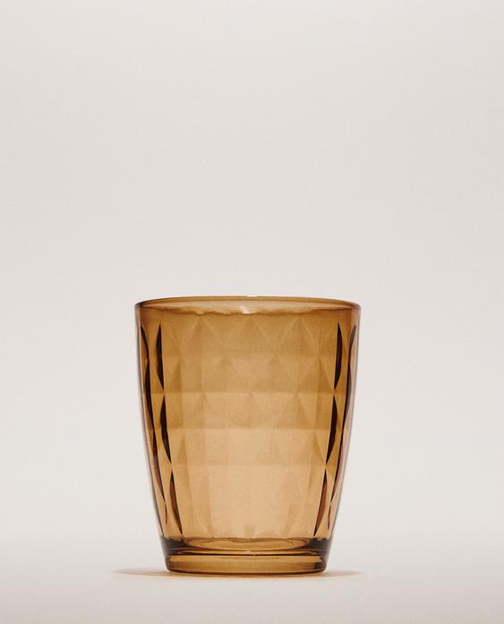 RAISED DIAMOND DESIGN TUMBLER