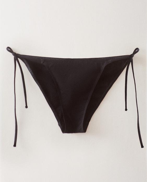 BEACH BIKINI BOTTOMS WITH TIE DETAIL