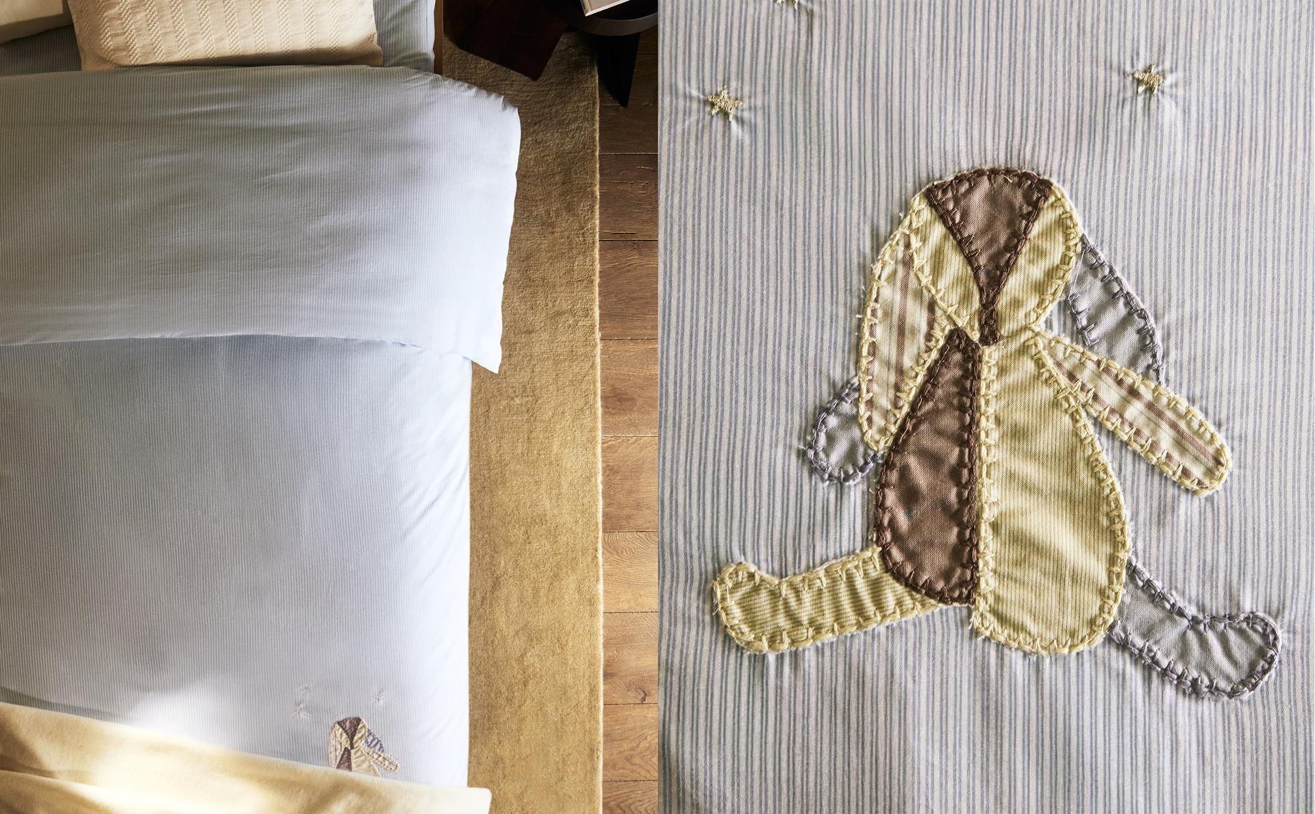 兔子图案儿童棉质被套