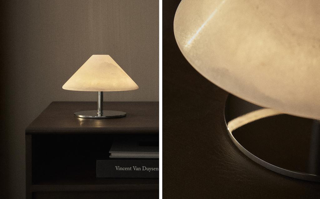 WIRELESS ALABASTER TABLE LAMP
