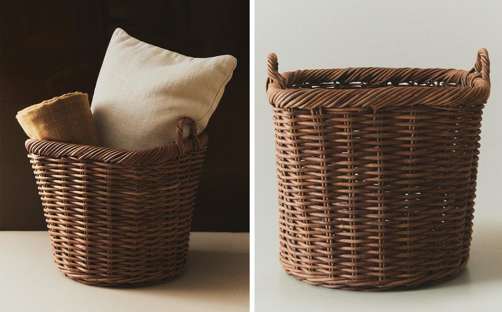 SQUARE RATTAN BASKET SQUARE RATTAN BASKET