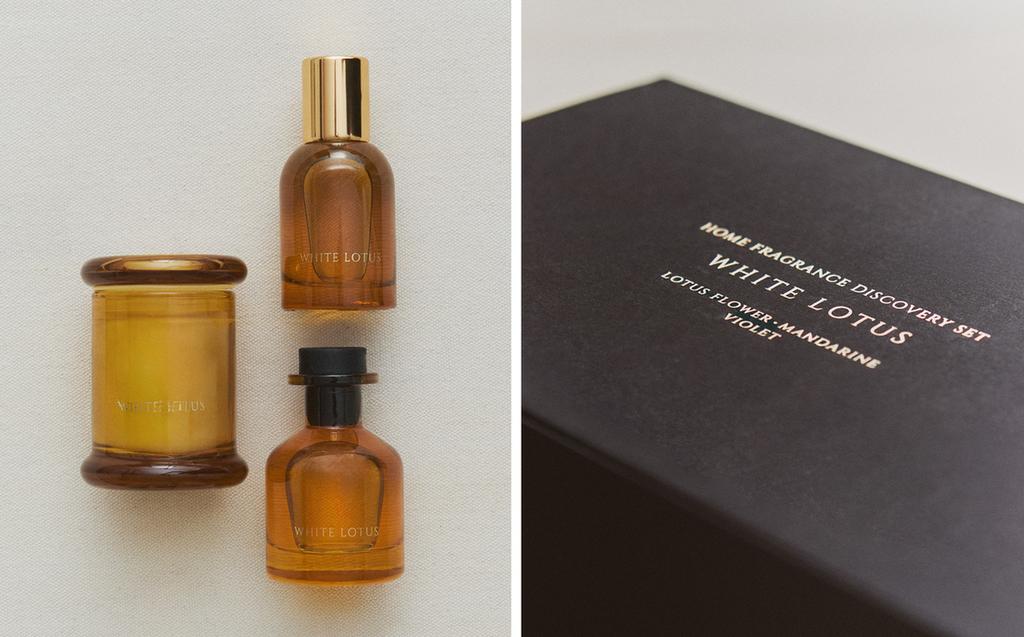 WHITE LOTUS 箱型礼品盒套装（3 件套装）