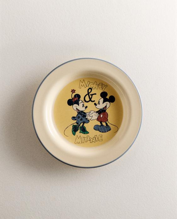 KIDS' MICKEY & MINNIE ©DISNEY CERAMIC PLATE