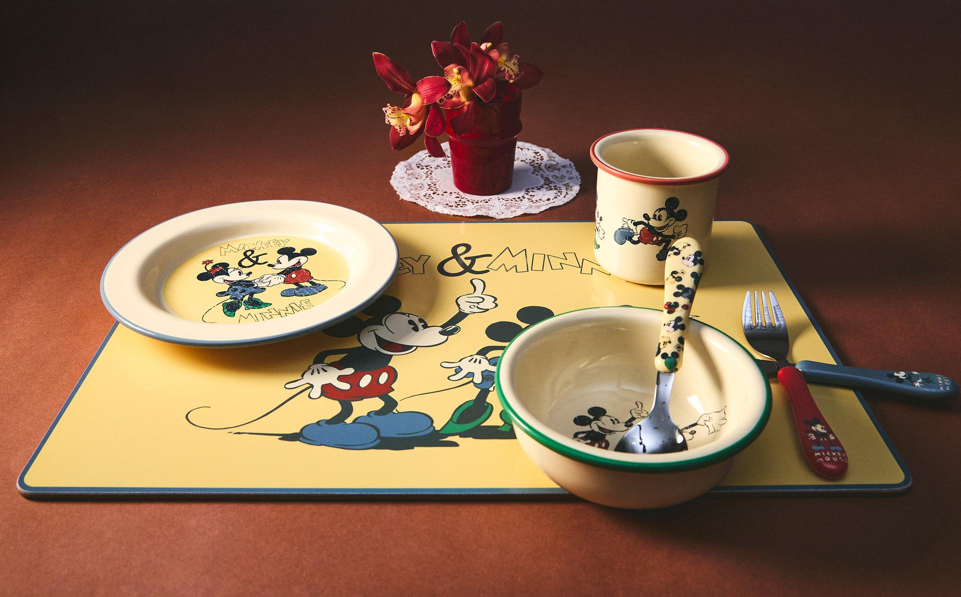 KIDS' MICKEY & MINNIE MOUSE ©DISNEY DINNER SET