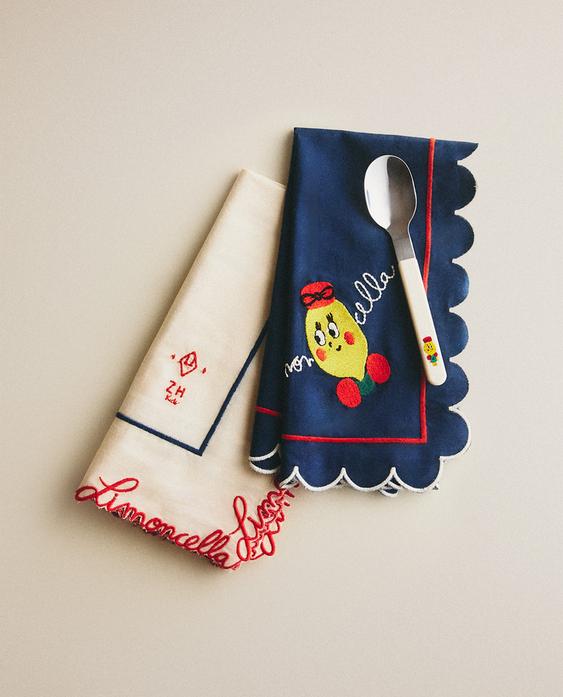 PACK OF LIMONCELLA COTTON NAPKINS X THE ANIMALS OBSERVATORY (PACK OF 2)